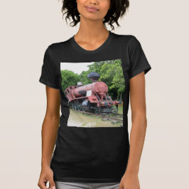 Camiseta Locomotora de vapor americana antigua