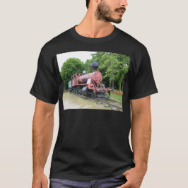 Camiseta Locomotora de vapor americana antigua