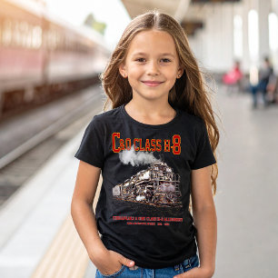 Camiseta Locomotora de vapor C&O Clase H-8 2-6-6-6 Alleghen