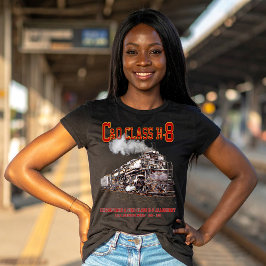 Camiseta Locomotora de vapor C&O Clase H-8 2-6-6-6 Alleghen