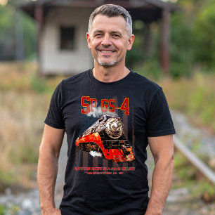 Camiseta Locomotora de vapor clásica Southern Pacific GS-4