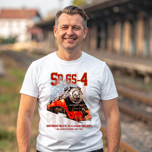 Camiseta Locomotora de vapor Classic Southern Pacific GS-4