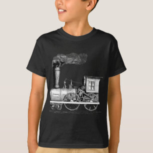 Camiseta Locomotora de vapor de antaño