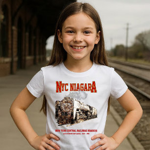 Camiseta Locomotora de Vapor de Trenes Históricos NYC Niaga