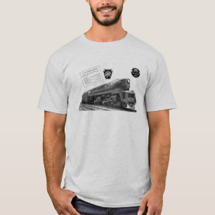 Camiseta Locomotora de vapor del T-1 del ferrocarril de