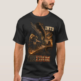 Camiseta Locomotora de vapor estadounidense patriótica de l