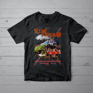 Camiseta Locomotora de vapor Flying Scotsman inglesa
