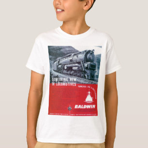 Camiseta Locomotora de vapor locomotora S-2 de Baldwin