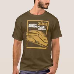 Camiseta Locomotora del conductor del tren ferroviario 1