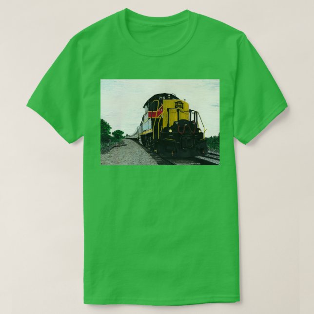 Camiseta Locomotora del tren 6 (Diseño del anverso)