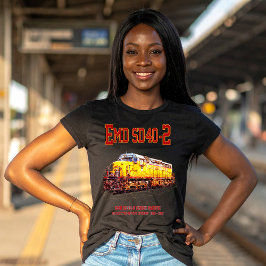 Camiseta Locomotora diesel de Vintage EMD SD40-2