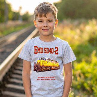 Camiseta Locomotora diesel de Vintage EMD SD40-2.