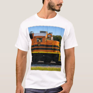 Camiseta Locomotora diésel naranja vintage 3311