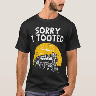 Camiseta Locomotora Divertida Tocó Lo Lamento Hombres De Fe