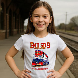 Camiseta Locomotora EMD SD-9 USA 250 Aniversario Heritage