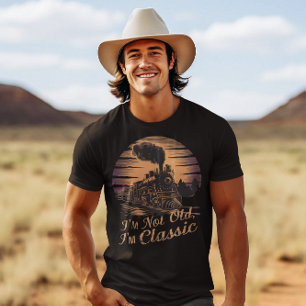 Camiseta Locomotora estilosa No soy vieja Soy clásica