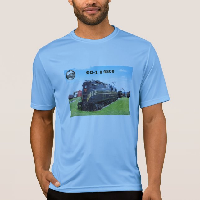 Camiseta Locomotora Ferroviaria de Pennsylvania GG-1 #4800  (Anverso)