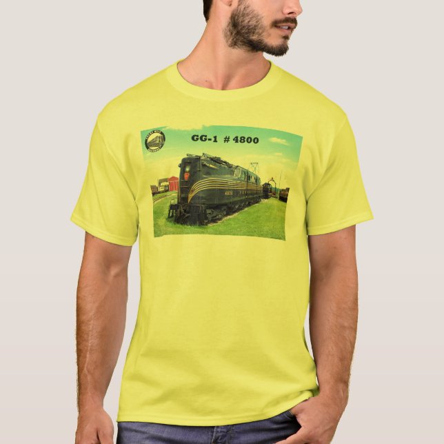 Camiseta Locomotora GG-1 #4800 -2- del ferrocarril de (Anverso)