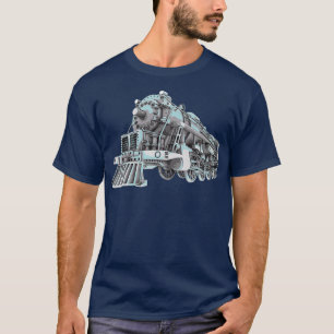 Camiseta Locomotora locomotora de vapor tren 5
