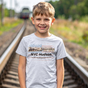 Camiseta Locomotora NYC Dreyfuss Hudson. Bandera americana