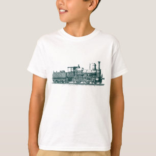 Camiseta Locomotora - Verde oscuro
