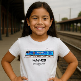 Camiseta Locomotora WAG-12B. Ferrocarril de la India