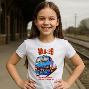 Camiseta Locomotora WAG-12B. Ferrocarril de la India