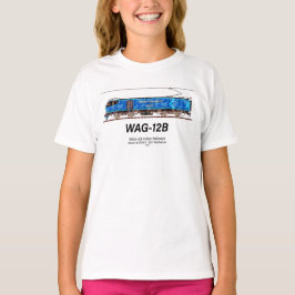 Camiseta Locomotora WAG-12B. Ferrocarril de la India