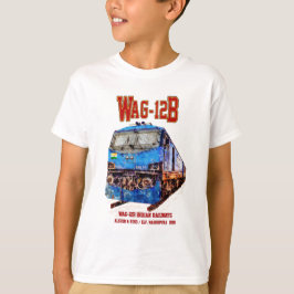 Camiseta Locomotora WAG-12B. Ferrocarril de la India