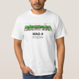 Camiseta Locomotora WAG-9. Ferrocarril de la India