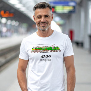 Camiseta Locomotora WAG-9. Ferrocarril de la India