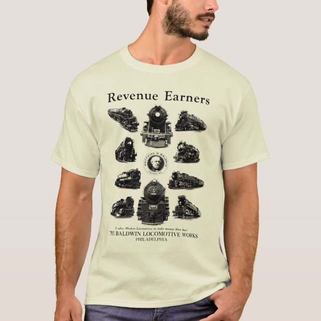 Camiseta Locomotoras de Baldwin, adquirentes de los (Anverso)