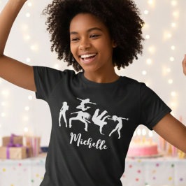 Camiseta Locos bailarines de tecno psicodélicos disco