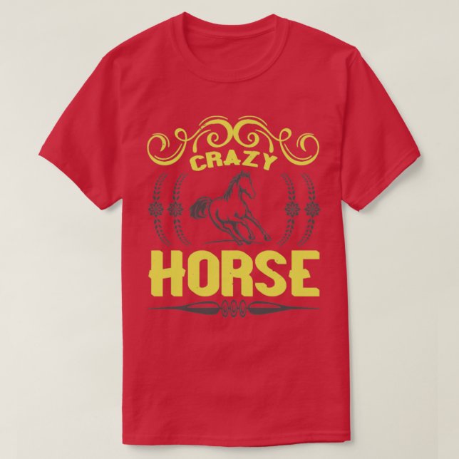 Camiseta Locos diseños de caballos (Diseño del anverso)