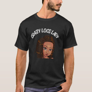 Camiseta Locos Graciosos Para Mujeres Mama Dreadlock Braid 