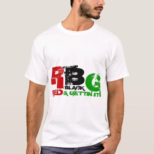 CAMISETA LOCTURNAL RBG (ROJO, NEGRO, Y CONSIGUIÉNDOLO) (Anverso)