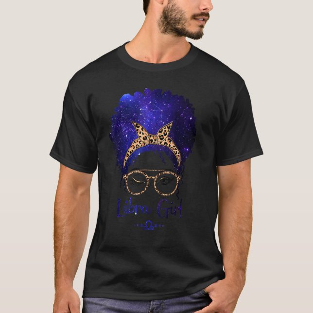 Camiseta Locura Chica Zodiac Estrella de Astrología Signo L (Anverso)