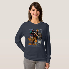 Camiseta Locura de barro | Larga manga de las mujeres