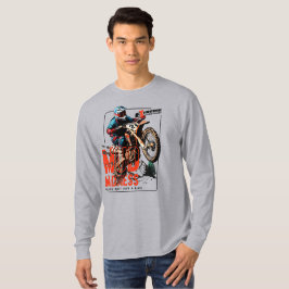 Camiseta Locura de barro | Larga manga de los hombres