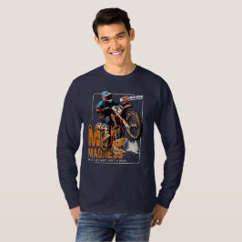 Camiseta Locura de barro | Larga manga de los hombres