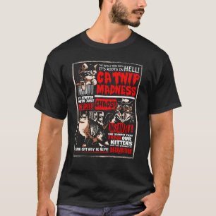 Camiseta Locura de hierba gatera Regalo de gatito lindo par