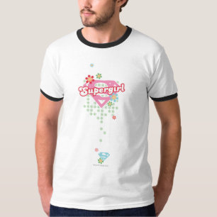Camiseta Locura de la flor de Supergirl
