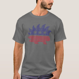 Camiseta Locura libertaria Porcupine Guay con estilo