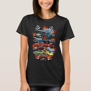 Camiseta ¡Locura por los coches! Coches musculados, coches
