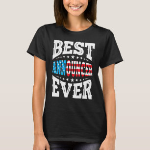 Camiseta Locutor 4 de julio Día de la Independencia de EE.