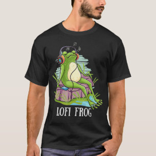 Camiseta Lofi Music Frog Chill Hip Hop LoFi