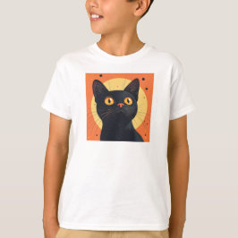 Camiseta Lofi Style Black Cat