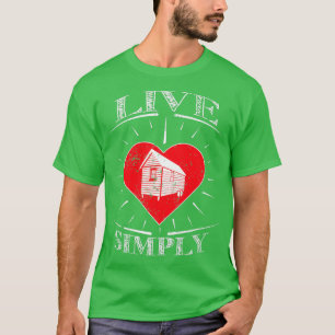 Camiseta Log Cabin En Vivo Simplemente Regalos Par