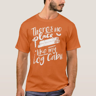 Camiseta Log Cabina Regalos Log Cabina Casa Cedar Log Cabin