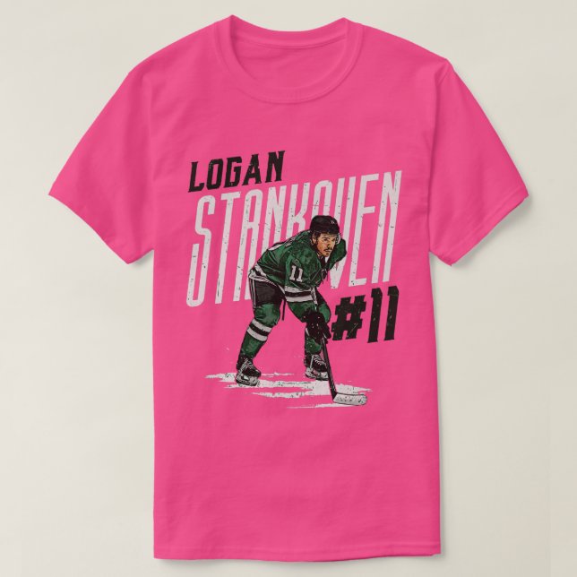 Camiseta Logan Stankoven Dallas Player Name TShirt 1 (Diseño del anverso)